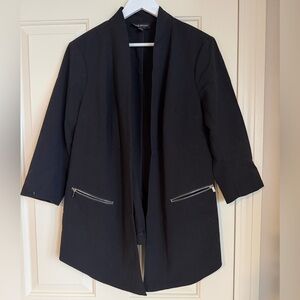 Lane Bryant Black Blazer with Silver Accents